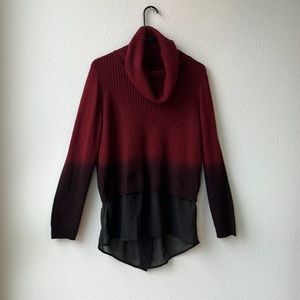 Cowl neck sweater